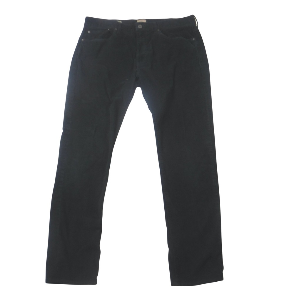 J.Crew 484 Slim Fit Corduroy‎ Pants Mens 35x32 Forest Green Fine Wale Trousers